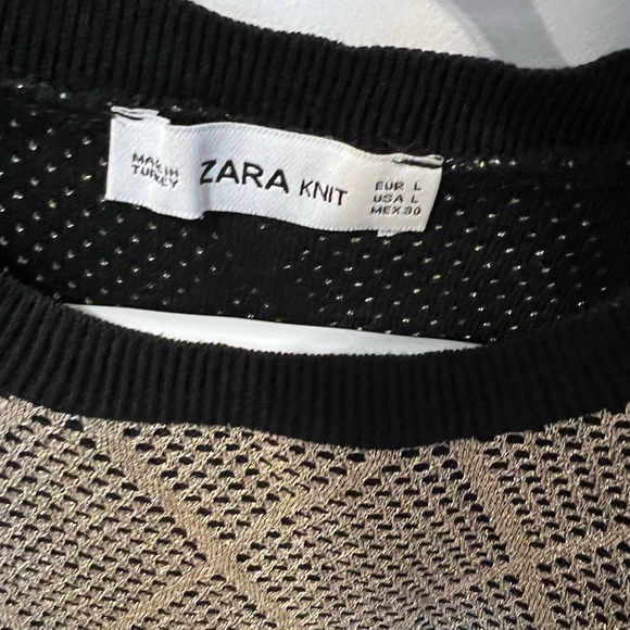 Zara knitted sparkly top - Picture 4 of 4